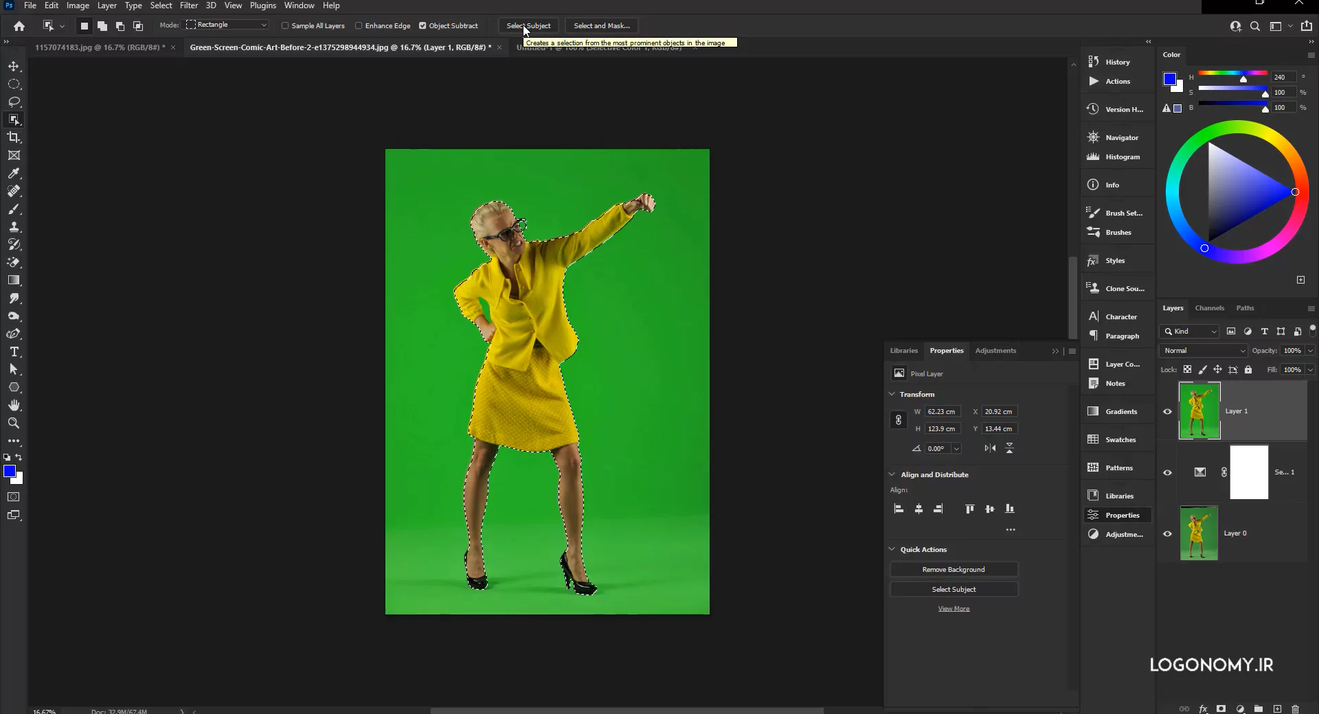اصلاح رنگ تصویر با فرمان Selective Color در برنامه فتوشاپ